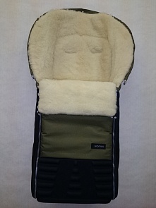 Спальный мешок в коляску №16 из серии Snowman, цвет – оливковый (Womar, ﻿00-0013365 _7 оливковый)